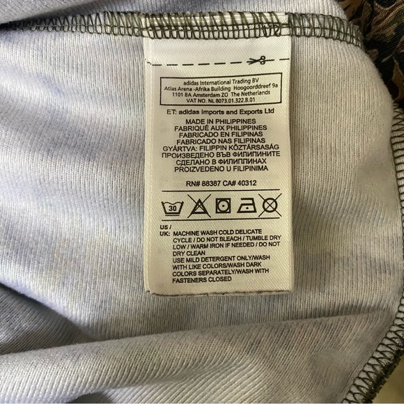 Adidas Superstar Checkered Camo Track Jacket Mens Size Large Green Brown - Picture 11 of 14